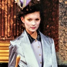 Lot 282 - Two rare Vivienne Westwood miniature tricorne hats, 'Cafe Society' collection, Spring-Summer 1994