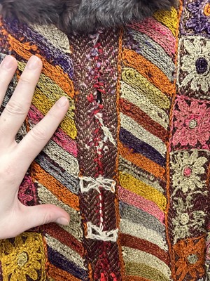 Lot 171 - A Thea Porter Iraqi Samawa-carpet coat, 1970