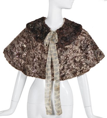 Lot 286 - A rare Vivienne Westwood velvet capelet, 'On Liberty' collection, Autumn-Winter 1994-95