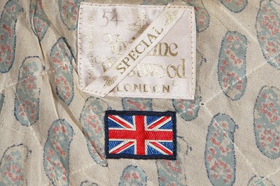 Lot 286 - A rare Vivienne Westwood velvet capelet, 'On Liberty' collection, Autumn-Winter 1994-95