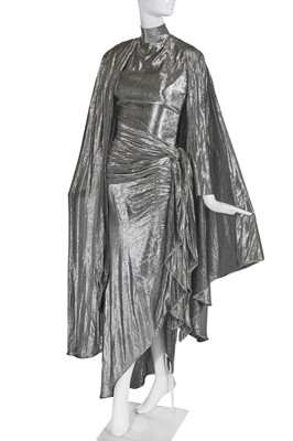 Lot 188 - A Thierry Mugler silver dress, 'Sirene Galactique' collection, Spring-Summer 1979