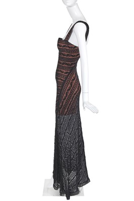 Lot 316 - An Azzedine Alaia bias-cut lace dress, 1993