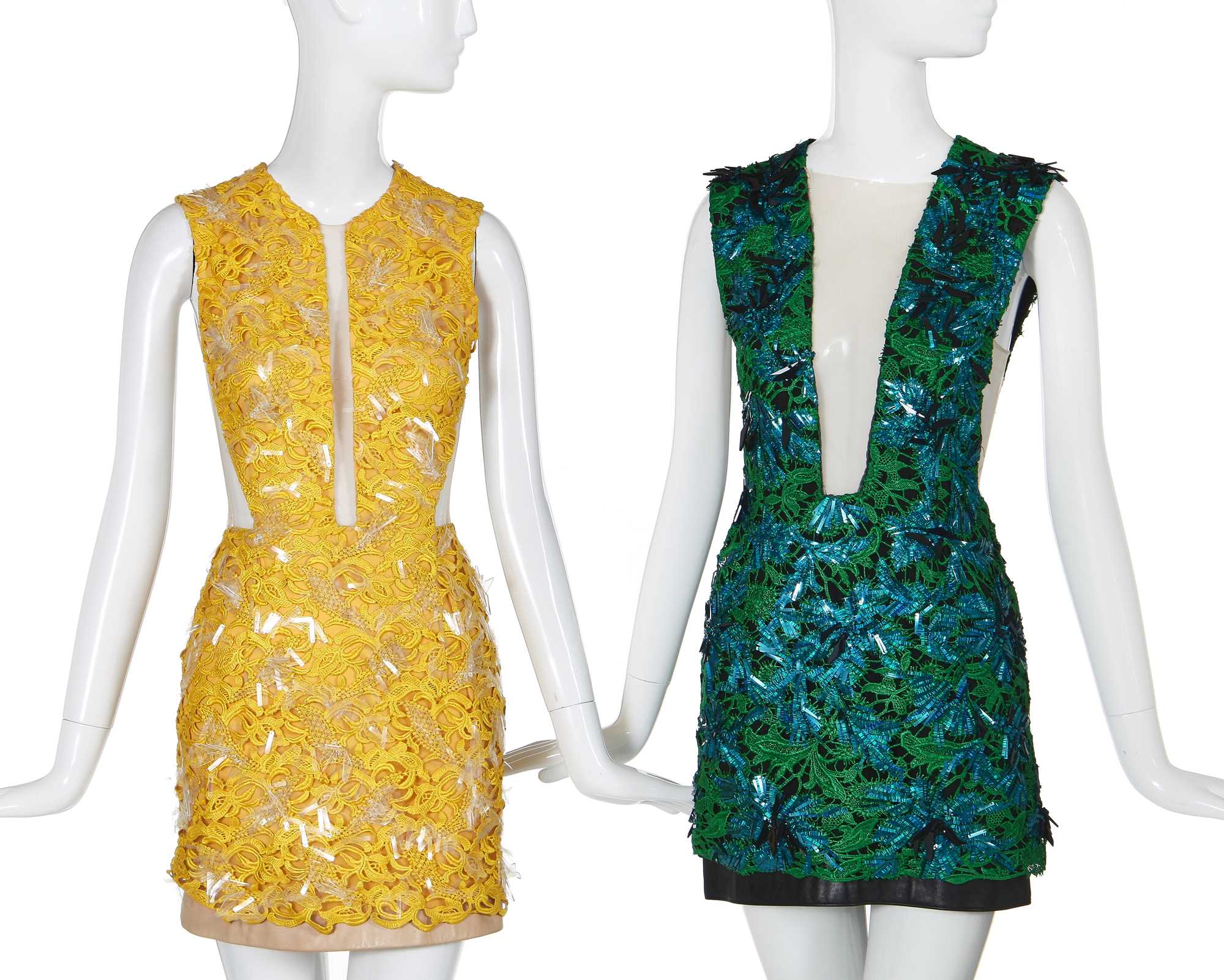 Julien macdonald yellow dress best sale