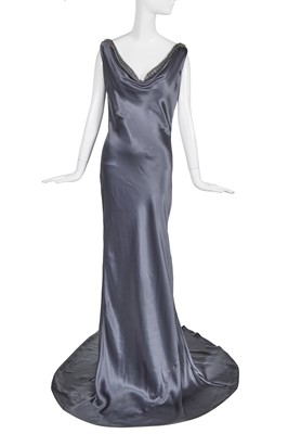 Lot 346 - An Alexander McQueen bias-cut evening gown, 2007