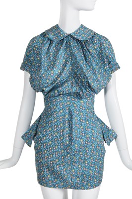 Lot 290 - A Vivienne Westwood floral print ensemble, 'On Liberty' collection, Autumn-Winter 1994-95