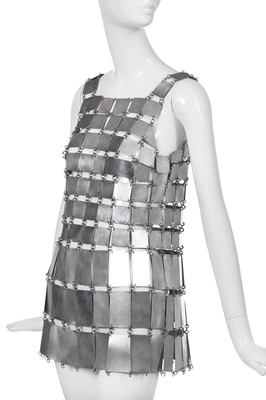 Lot 147 - A Paco Rabanne 'armour' mini dress, 1967