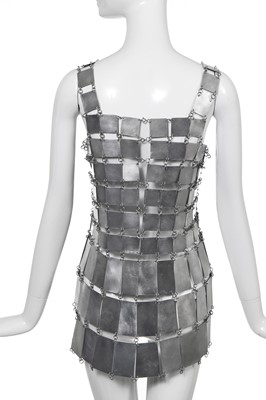 Lot 147 - A Paco Rabanne 'armour' mini dress, 1967