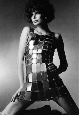 Lot 147 - A Paco Rabanne 'armour' mini dress, 1967