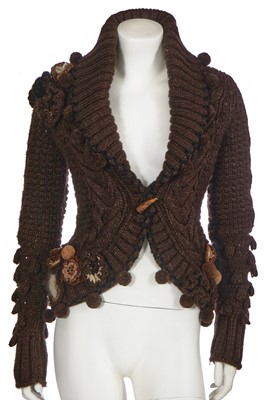 Lot 53 - An Alexander McQueen knitted jacket, 'The Man Who Knew Too Much', Autumn-Winter 2005-06