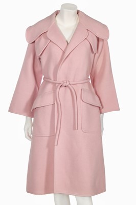 Lot 244 - A Christian Dior pink wool coat, 1970s