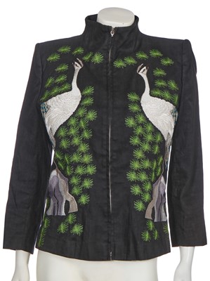 Lot 54 - An Alexander McQueen embroidered jacket, 2000