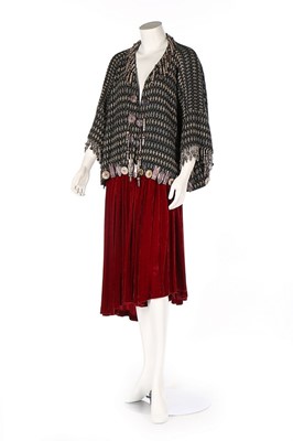 Lot 387 - A Romeo Gigli ethnic inspired jacket and...