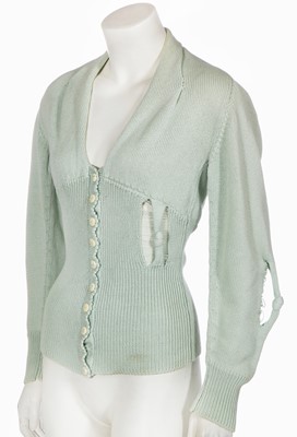 Lot 203 - A John Galliano knitted sweater, 'Blanche DuBois collection Spring-Summer 1988