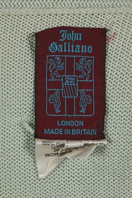 Lot 203 - A John Galliano knitted sweater, 'Blanche DuBois collection Spring-Summer 1988