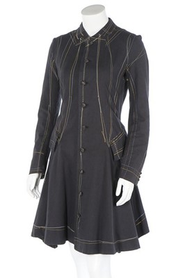 Lot 390 - A Christopher Nemeth printed cotton coat-dress,...