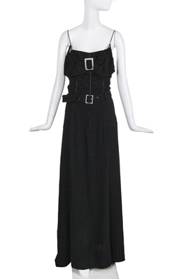 Lot 336A - A John Galliano black cloqué evening gown, 2003