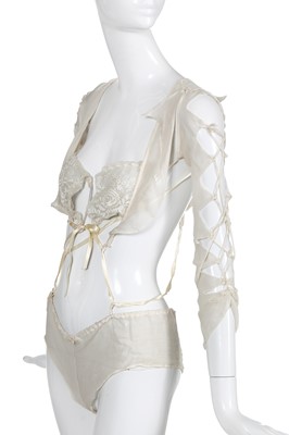 Lot 301 - A rare John Galliano lingerie showpiece, 'Napoleon Bonaparte Meets Lolita' collection, Spring-Summer 1992