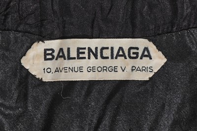 Lot 96 - A Balenciaga couture 'Toreador' inspired velvet bolero, Autumn-Winter 1947-48