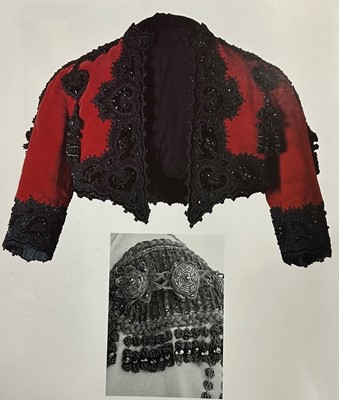 Lot 96 - A Balenciaga couture 'Toreador' inspired velvet bolero, Autumn-Winter 1947-48