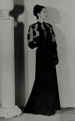 Lot 96 - A Balenciaga couture 'Toreador' inspired velvet bolero, Autumn-Winter 1947-48