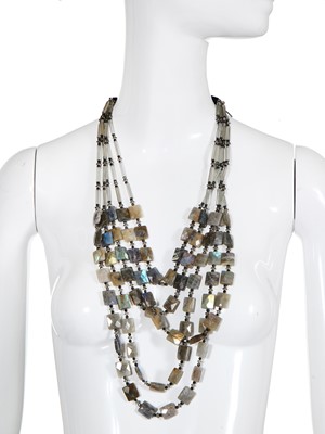 Lot 44 - Three Armani necklaces, modern