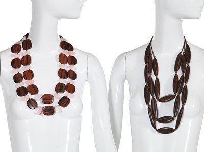 Lot 44 - Three Armani necklaces, modern