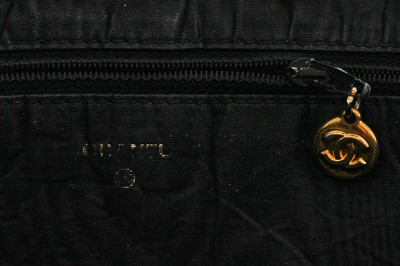 Lot 23 - A rare Chanel document case in caviar leather, 1980s-early 90s