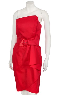 Lot 221 - An early Thierry Mugler grey pinstripe wool suit, 1970s