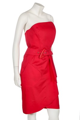 Lot 221 - An early Thierry Mugler grey pinstripe wool suit, 1970s