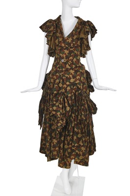 Lot 325 - A Yohji Yamamoto camouflage cotton ensemble, Spring-Summer 2006