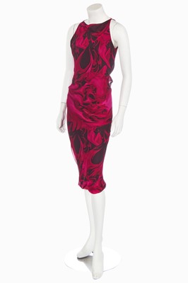 Lot 73 - A Gucci printed chiffon bias-cut dress, 2000s