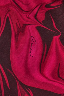 Lot 73 - A Gucci printed chiffon bias-cut dress, 2000s