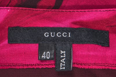 Lot 73 - A Gucci printed chiffon bias-cut dress, 2000s
