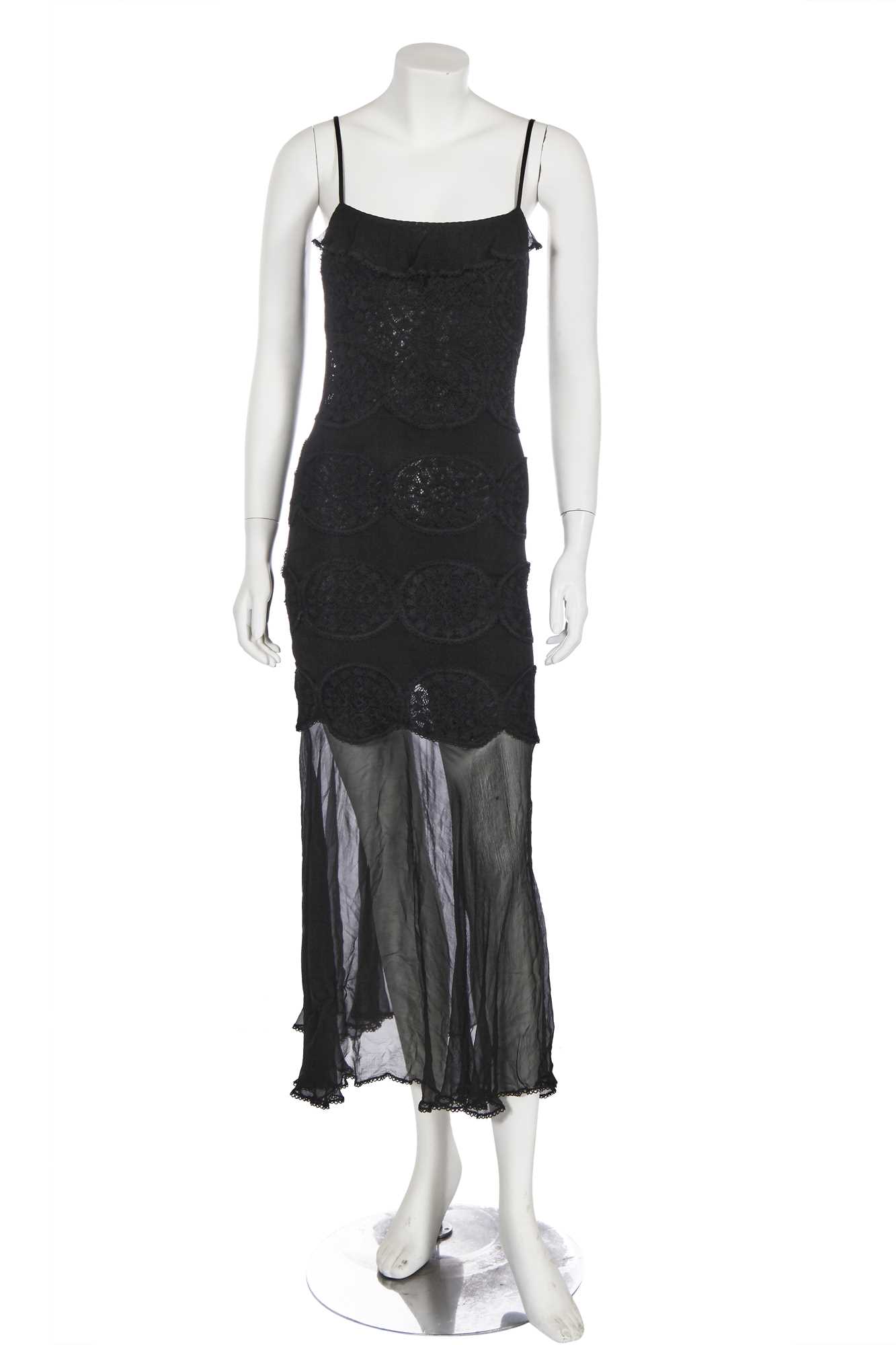 Click for high resolution Lot 67 - Two Christian Dior black dresses 1980s-2000s