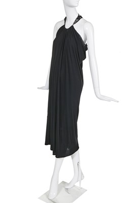 Lot 348 - An Alexander McQueen black crêpe georgette dress, commercial collection, 2005