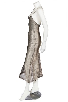Lot 170 - A Liza Bruce lamé slip dress, almost identical to the one famously worn by Kate Moss, Spring-Summer 1994