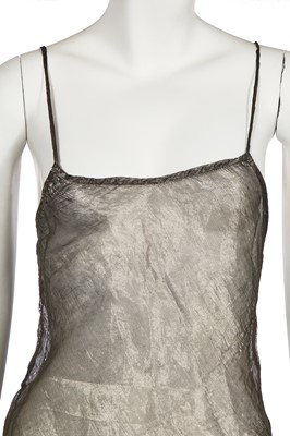 Lot 170 - A Liza Bruce lamé slip dress, almost identical to the one famously worn by Kate Moss, Spring-Summer 1994