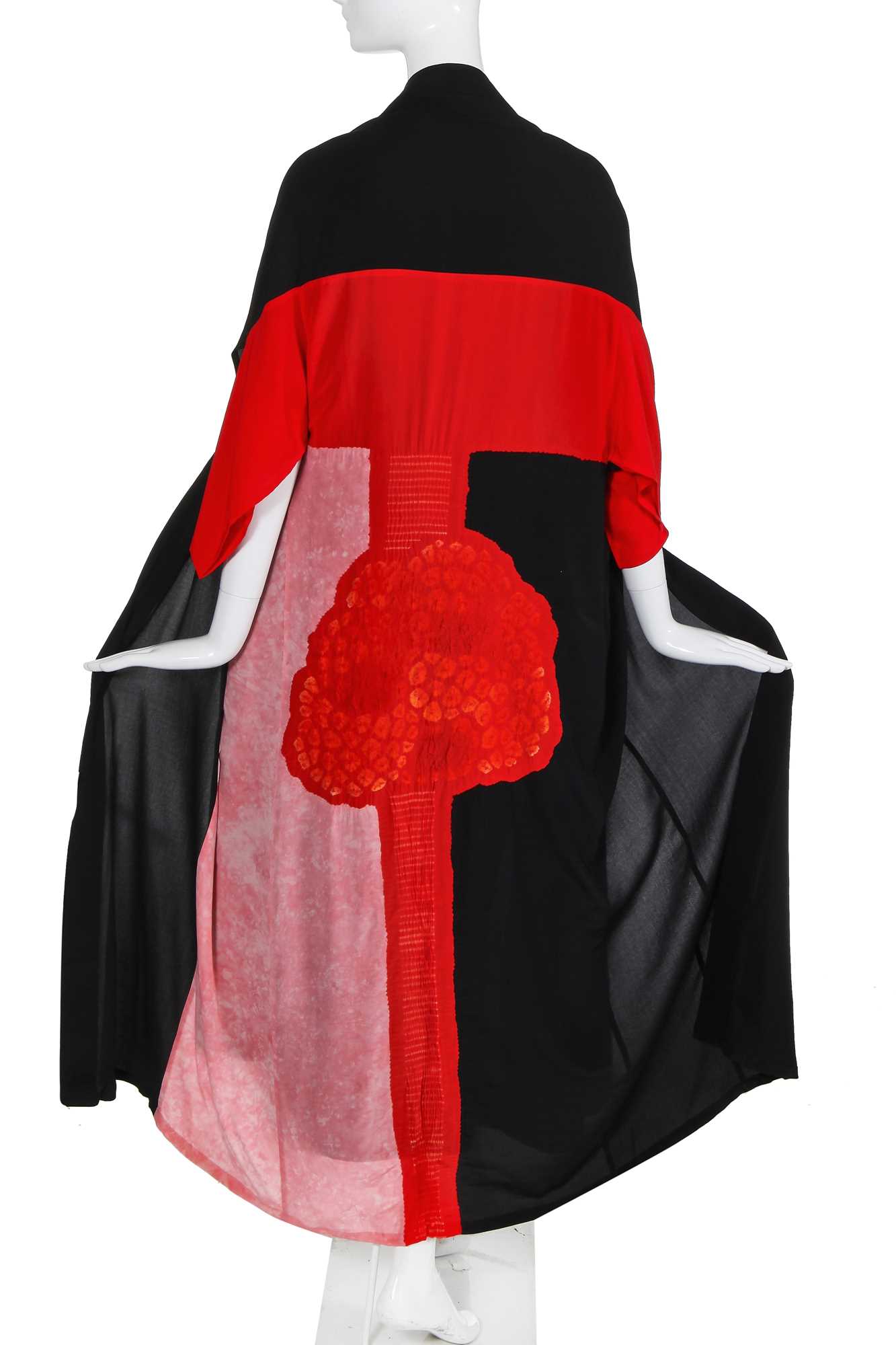Gyoji Robe Lot 161 - A rare Yohji Yamamoto black gauze dress and