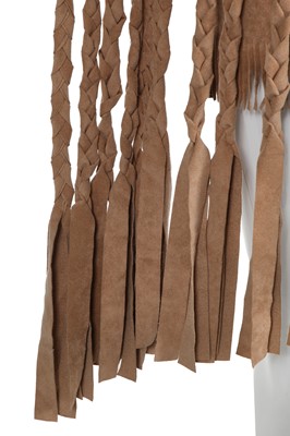 Lot 330 - A Junya Watanabe/Comme des Garçons imitation suede poncho, Spring-Summer 2014