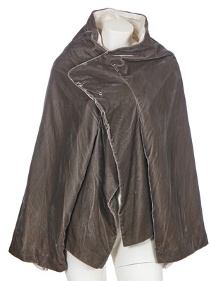 Lot 119 - A Comme des Garçons grey velvet jacket, 'Flowering Clothes' collection, Autumn-Winter 1996-97