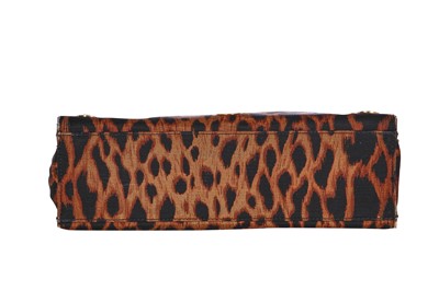 Lot 21 - A Gianni Versace leopard print faille bag, probably Spring-Summer 1992