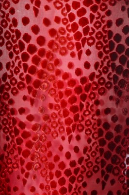 Lot 342 - A merlot velvet evening coat, 1930s