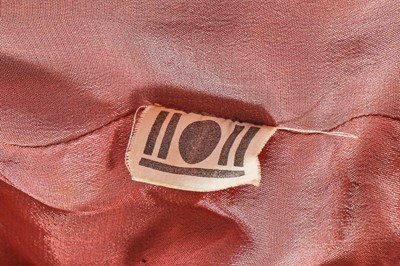 Lot 330 - A Louis Levy Utility pinstriped grey wool ensemble circa 1946