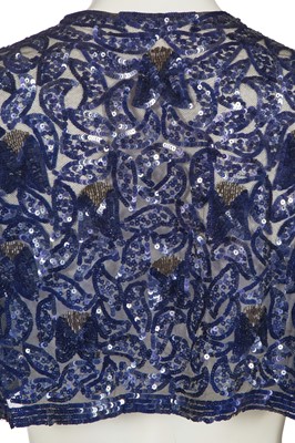 Lot 473 - Three sequinned tulle boleros, 1930s