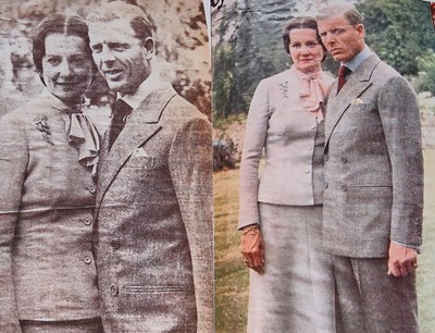 Lot 56 - Edward Fox's 1930s-style bespoke suit worn as the Duke of Windsor for the ITV series 'Edward & Mrs Simpson', 1978