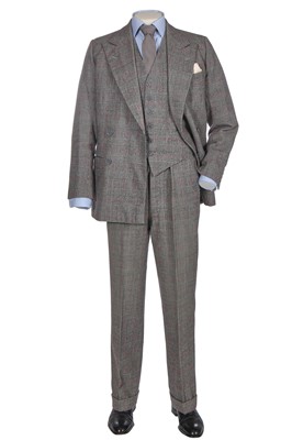 Lot 56 - Edward Fox's 1930s-style bespoke suit worn as the Duke of Windsor for the ITV series 'Edward & Mrs Simpson', 1978
