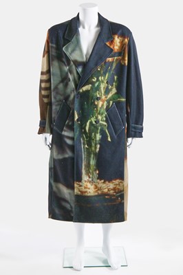 Lot 170 - A Charles Jeffrey Loverboy man's printed polyester coat, Autumn-Winter 2021-22