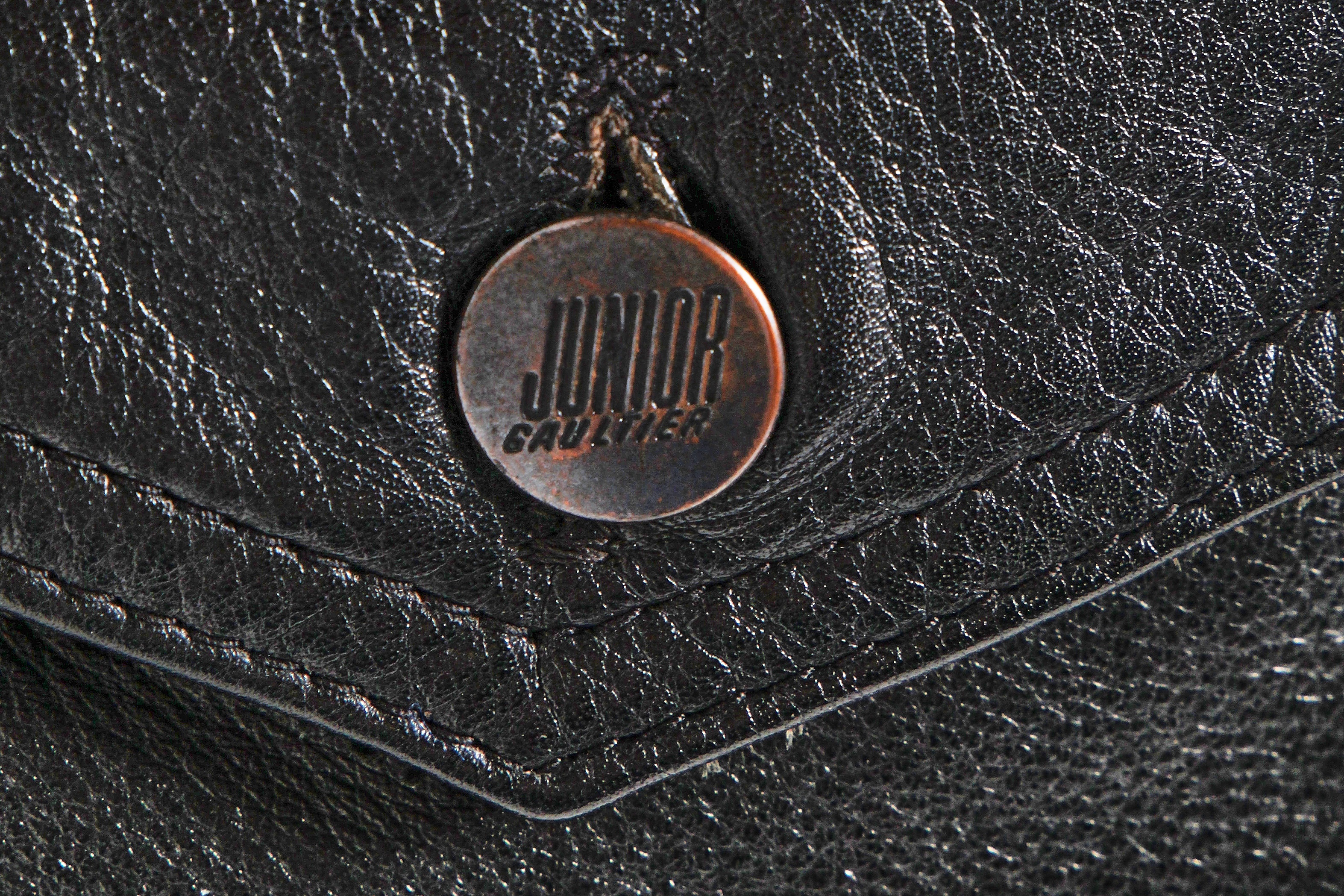 ジャケット・アウター Jean Paul Gaultier HOMME leather coat Jean Paul Gaultier Leather Jacket, Size 44 IT