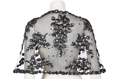 Lot 386 - A beaded tabard and sequined capelet, 1920s