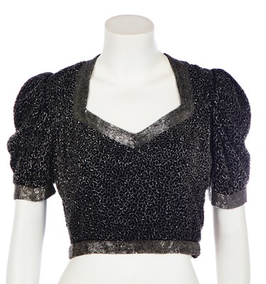 Lot 332 - A group of beaded evening wear, 1940s and later